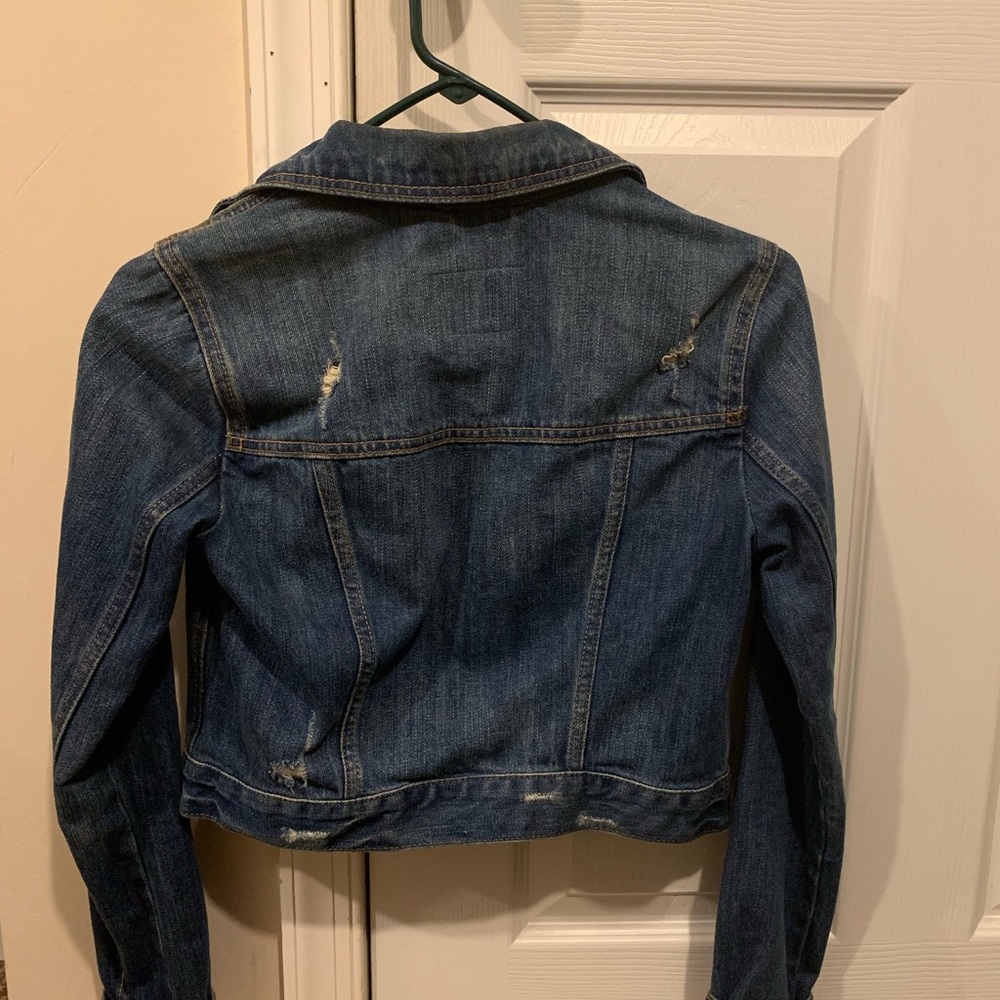 Cropped Denim Jacket from Hollister